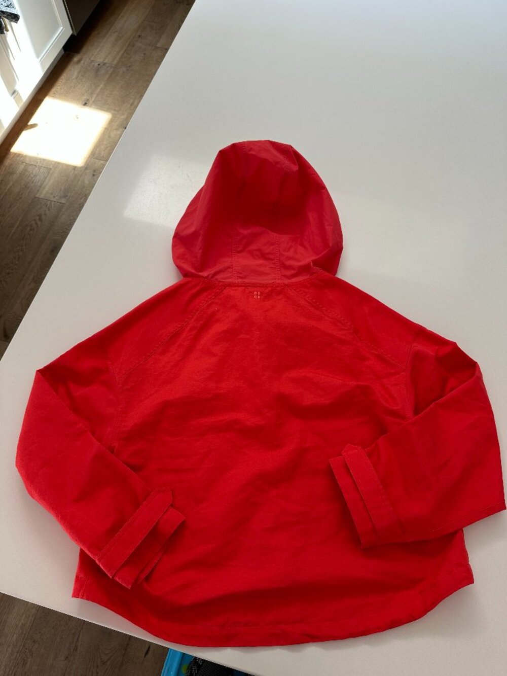 Sweaty Betty Nomad Pullover Jacket Hoodie in Tulip Red Size 6